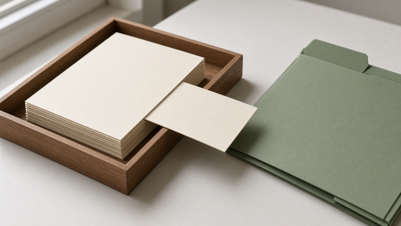 Alcohol treatment program manila folder tied with red string on a walnut clerk desk